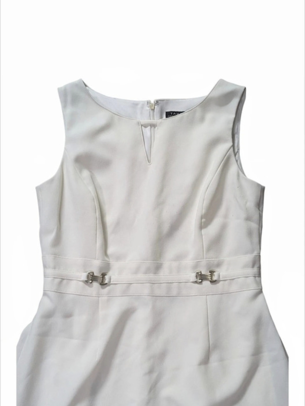 Tahari Arthur S. Levine White Mini Dress Size 8P